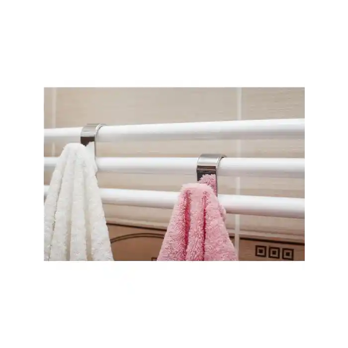 4 lü Havlupan Askılık Krom Görünümlü Plastik