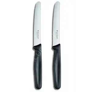 2 li Siyah Set 11 cm. Tırtıklı Küt Bıçak (2 ad.)