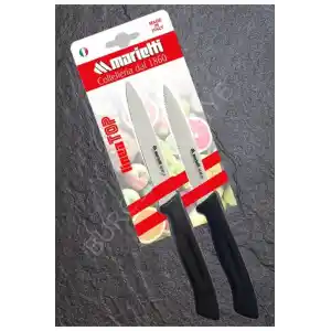 Marietti Orijinal 2li Düz Tırtıklı Bıçak Meyve Sebze Soyma Bıçağı 4748tp