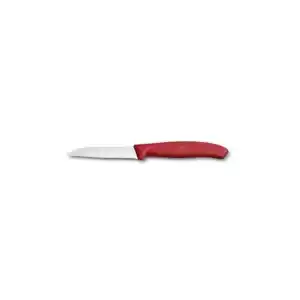 6.7631 8 cm. Tırtıklı Bıçak Kırmızı