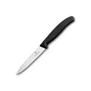 6.7603 8 cm. Düz Ağızlı Bıçak Siyah