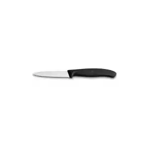 6.7633 8 cm. Tırtıklı Bıçak Siyah