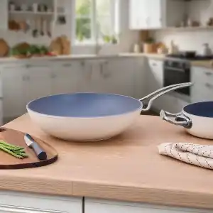 Colombus Crystal Wok Tava 28 cm.