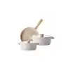 Fika Bej Tencere Ve Tava Seti 5 Parça
