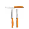3 lü Turuncu Küt Bıçak Set 6.7836.L119 11 cm.