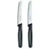 2 li Siyah Set 11 cm. Tırtıklı Küt Bıçak (2 ad.)