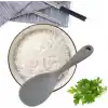 Burcummm Silikon Kısa Pilav Kaşığı Gri