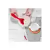 Burcummm 3 Adet Silikon Sert Uçlu Kısa Pilav Kaşığı Siyah & Gri & Kırmızı