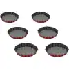Anto Mini 6 lı Tart Kalıbı Kırmızı