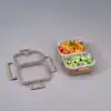 Bento Lunch Box Haki 2 Bölmeli