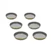 Anto Mini 6 lı Tart Kalıbı Silver Gold