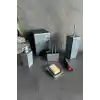 Biga 5 Parça Banyo Seti Gri