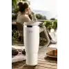 Fika Lumi Döner Kulplu Termos Bej 1200 Ml