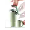 Fika Lumi Döner Kulplu Termos Mint Yeşili 1200 Ml