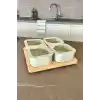 Fika One 4 lü Kahvaltı Seti Bej