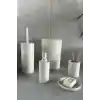 Flores 5 Parça Banyo Seti Bej