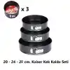 Kaiser Classic Kelepçeli Kek Kalıbı 20 - 24 - 28 cm.