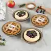 Mini 4 lü Tart Kalıbı Kahverengi