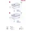 Perfect Seal Cam Saklama Seti 5 Parça