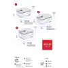 Perfect Seal Cam Saklama Seti 6 Parça