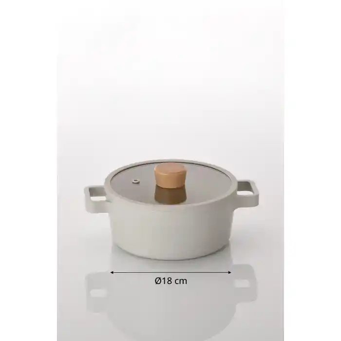 Fika Tencere 18 cm. Bej