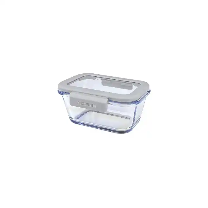 Fika Glace Cam Saklama Kabı 460 ml. Gri
