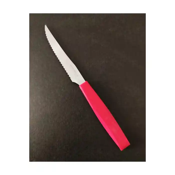 6 lı Smarty Rosso Biftek Steak Kesim Bıçağı Kırmızı Sap