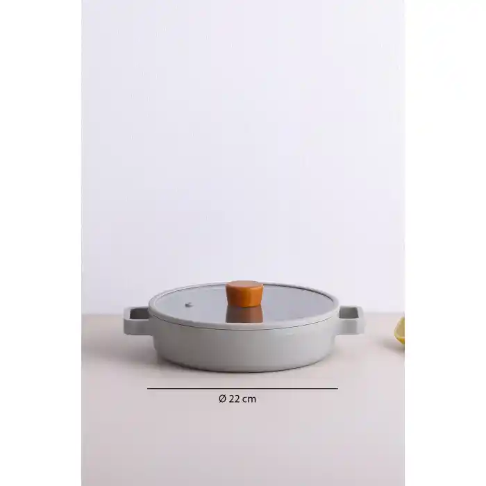 Fika Sahan 22 cm. Gri