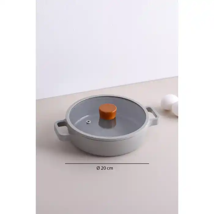 Fika Sahan 20 cm. Gri