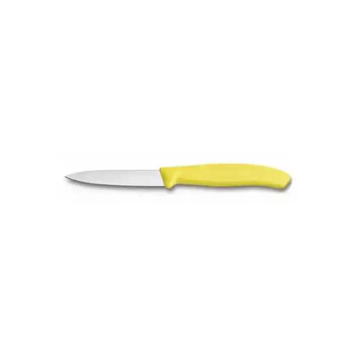 6.7606.L118 SwissClassic 8 cm. Düz Soyma Bıçağı Sarı