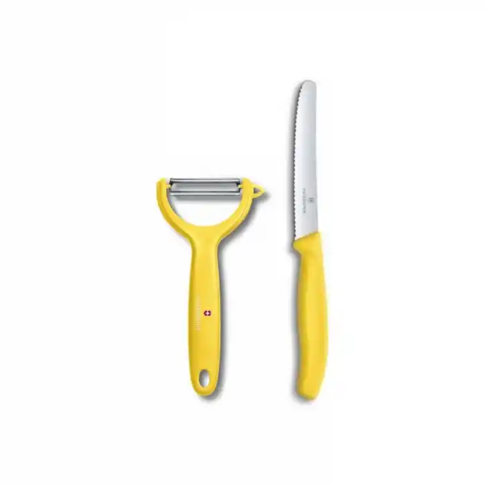Sarı Sapan Soyacak ve 11 cm. Bıçak