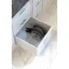 Fin Dolap Içi Tencere Kapak Tutucu Beyaz
