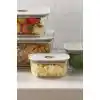 Fika Clik Dikdörtgen Saklama Kabı 470 ml. Bej