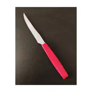 6 lı Smarty Rosso Biftek Steak Kesim Bıçağı Kırmızı Sap