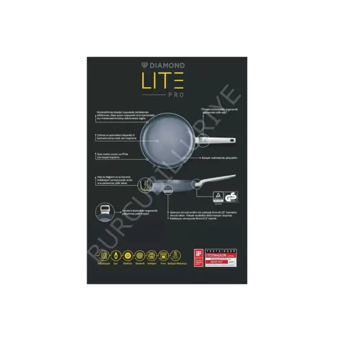 Kızartma Tavası Ø24 Cm / Derinlik 5Cm Dl