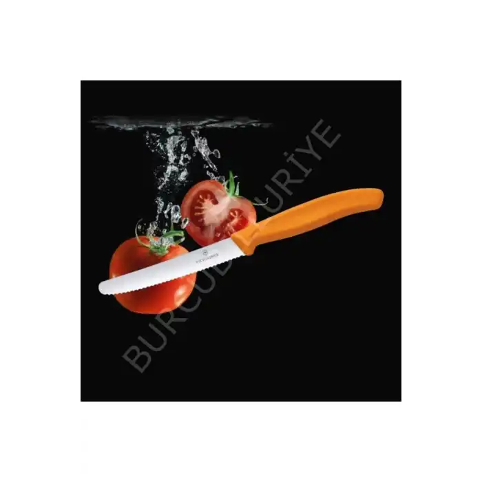 3 lü Turuncu Küt Bıçak Set 6.7836.L119 11 cm.