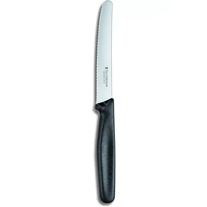 2 li Siyah Set 11 cm. Tırtıklı Küt Bıçak (2 ad.)