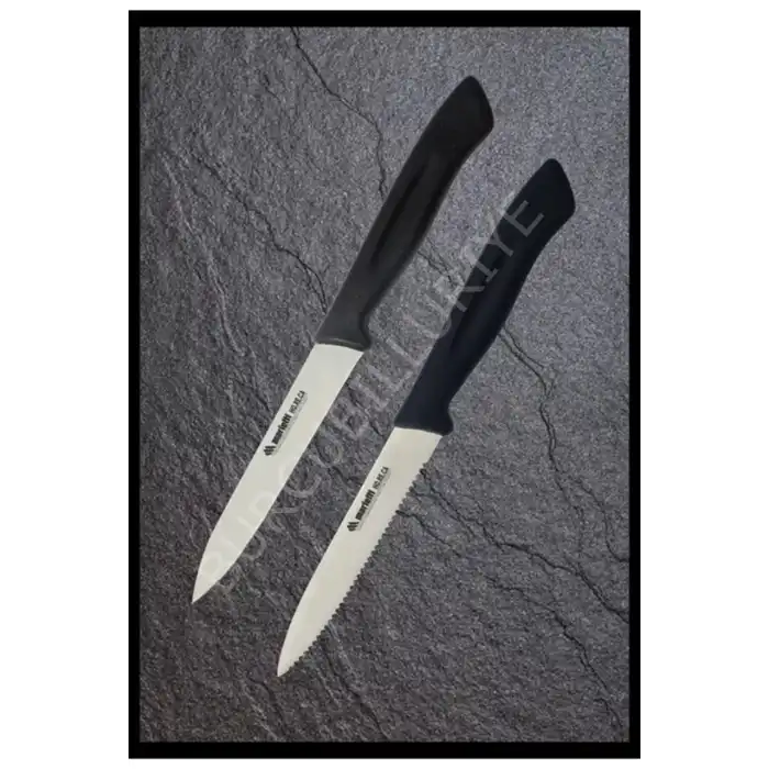 Marietti Orijinal 2li Düz Tırtıklı Bıçak Meyve Sebze Soyma Bıçağı 4748tp