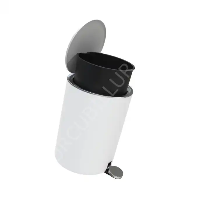 Lenox Pedallı Çöp Kovası Beyaz