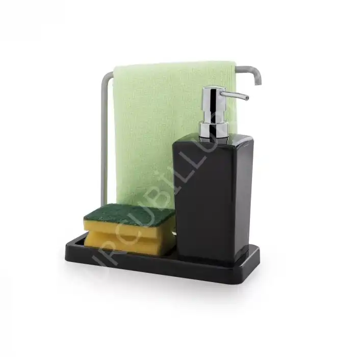 Luna Sıvı Sabunluk Siyah