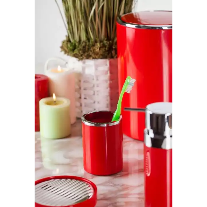 Lenox Diş Fırçalık Kırmızı