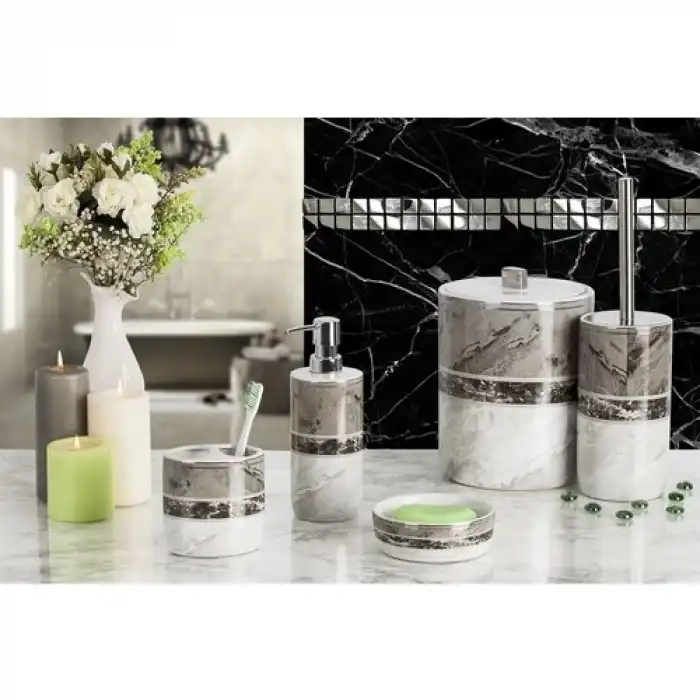 Garnsey Gri Diş Fırçalık