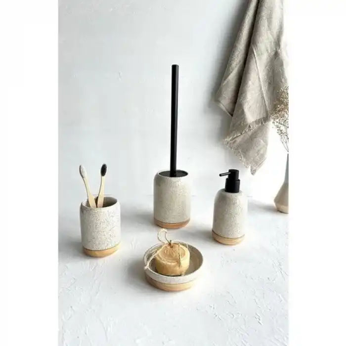 Cartri Bej Tuvalet Fırçalık