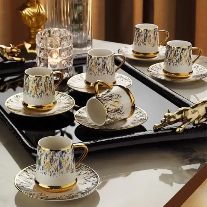 Revan 6 Kişilik Türk Kahve Fincan Takımı