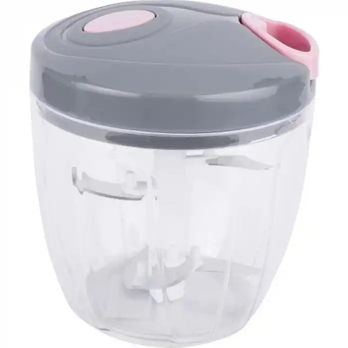 Açık Pembe Gri Pratik Doğrayıcı - 900 ml