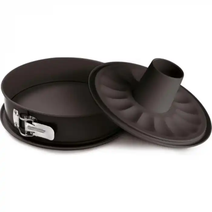 28 cm. Çift Tabanlı Kelepçeli Kek Kalıbı