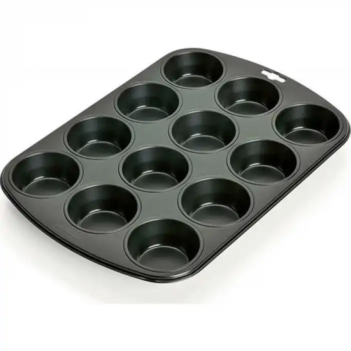 Classic Mufin Kalıbı 12 li + 60 lı Kağıt Kalıp