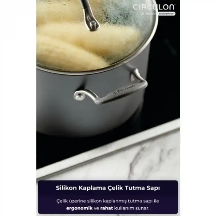 Circulon 24 cm Kapaklı Xl Derin Tencere