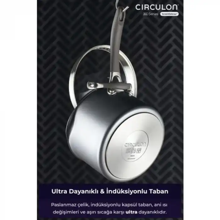 Circulon 18 cm Kapaklı Sos Tenceresi