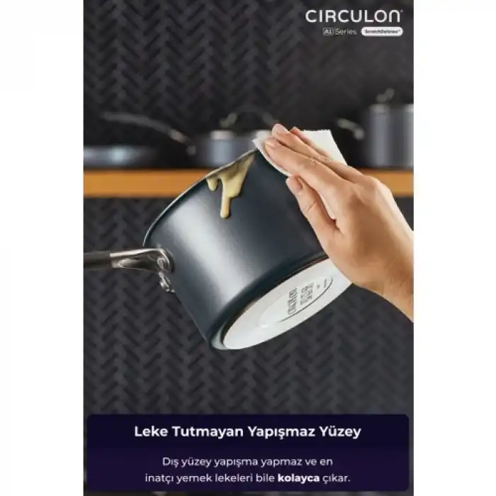 Circulon 16 cm Kapaklı Sos Tenceresi